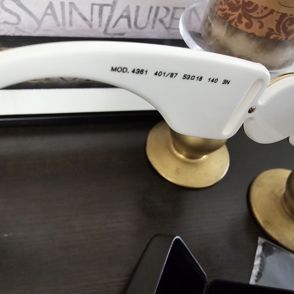 Versace Ivory Sunglasses with Grey Lenses - Picture 7 of 7